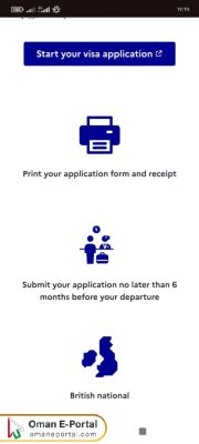 Applying for a French visa in Oman steps